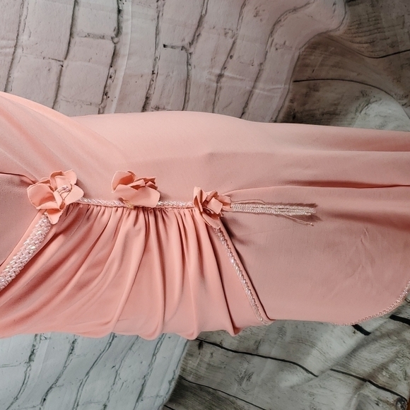 Peach color ruched tunic high low Size Small - Picture 8 of 14